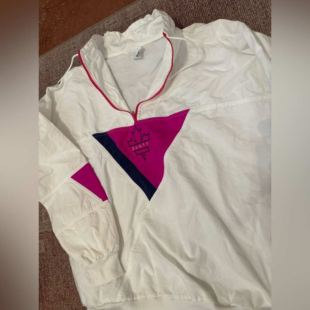 Vintage large Banff Canada glacier wind breaker 80’s size - Picture 5 of 10
